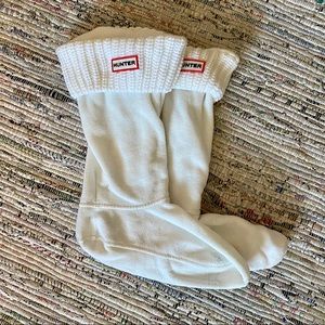 Ribbed Cuffed Tall Boot Socks - Hunter